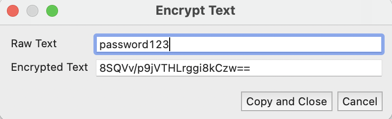 Katalon Studio encrypt text