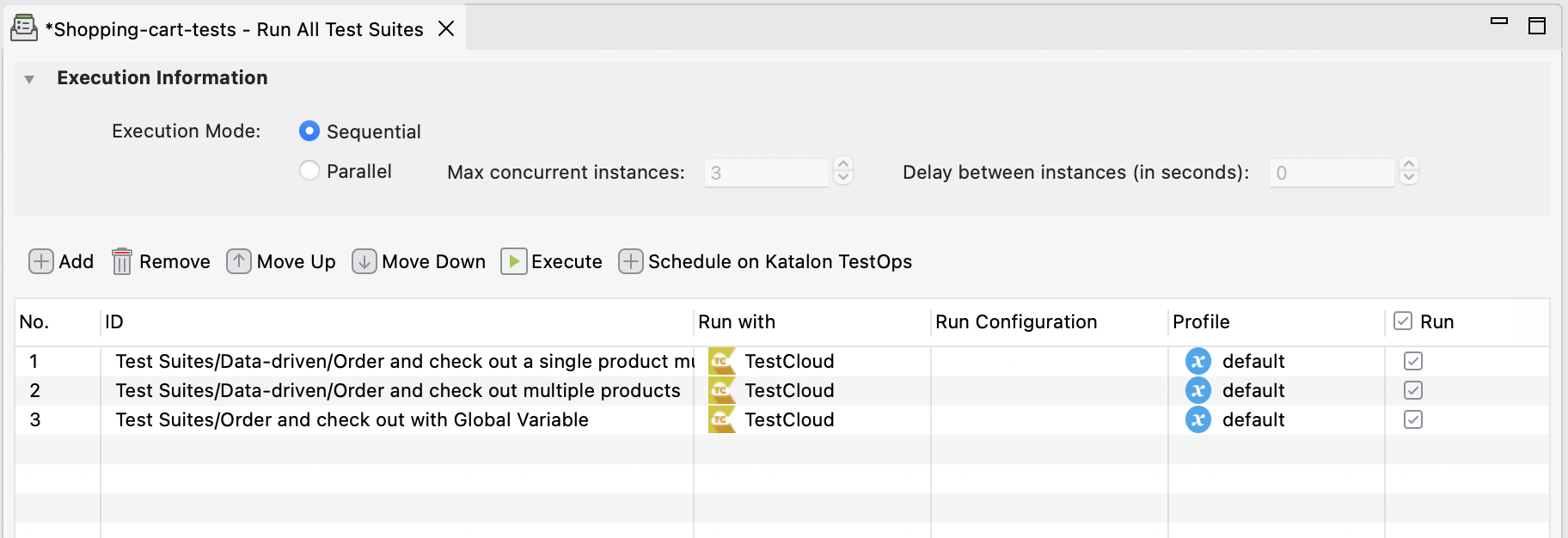 run with testcloud