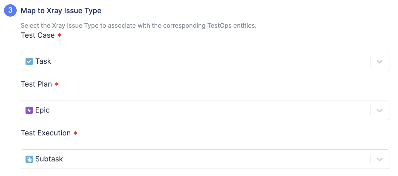 Map to Xray issue type option with the Xray plugin in Katalon Platform.